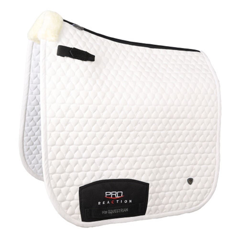 Hy Equestrian Pro Reaction Dressage Saddle Pad (White)