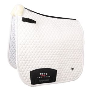 Hy Equestrian Pro Reaction Dressage Saddle Pad (White)