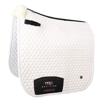 ProReaction Dressage Saddle Pad by Hy Equestrian (White)