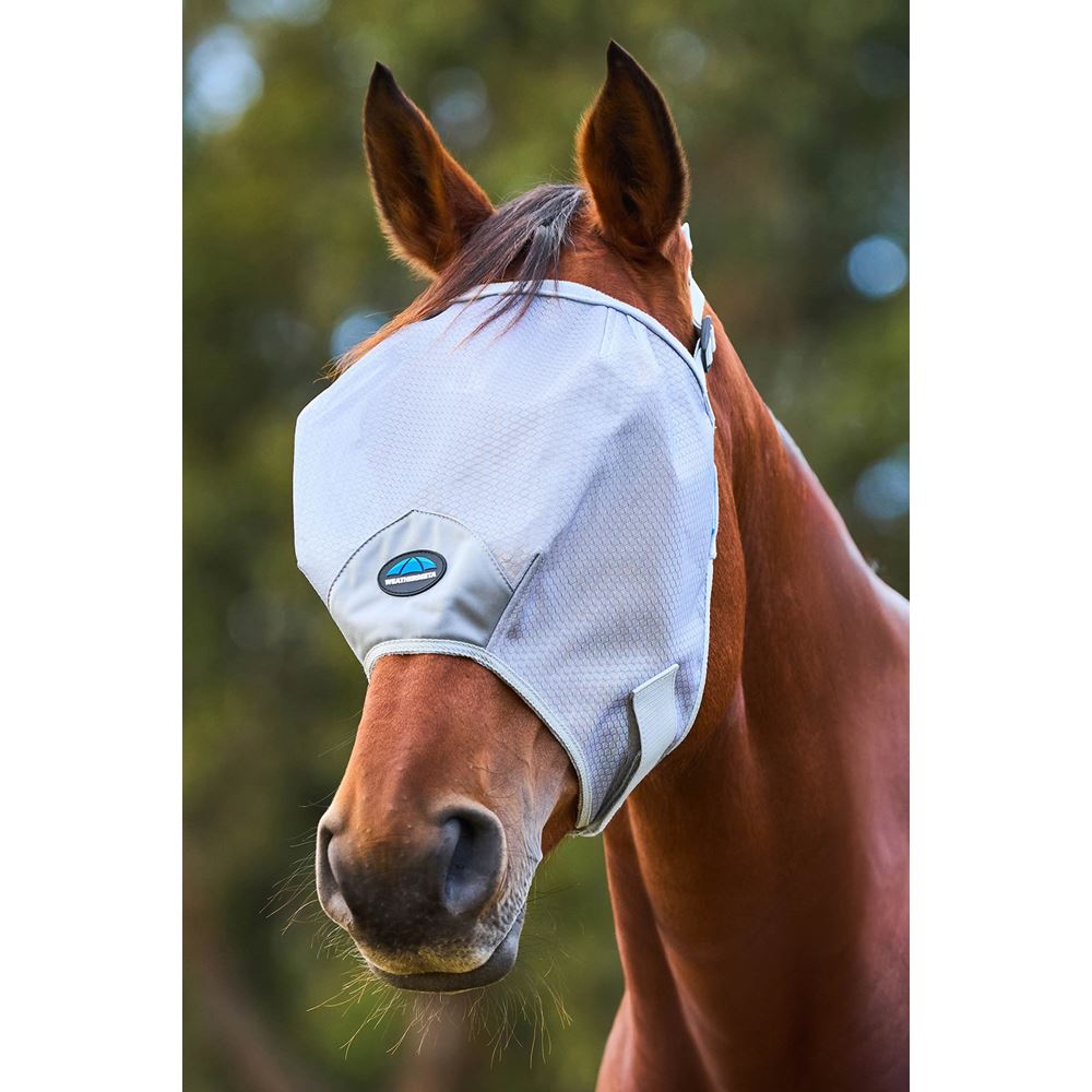 Weatherbeeta Comfitec Hexi Shield Duo Fly Mask (Silver)