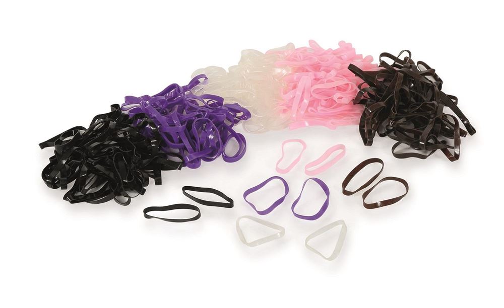 Shires Silicone Plaiting Bands