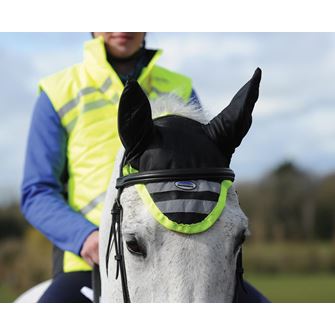 Weatherbeeta Reflective Ear Bonnet (Yellow)