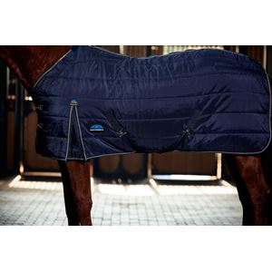 Weatherbeeta Comfitec PP Chanel Quilt Stable Detach-A-Neck - 220g (Navy/Charcoal)