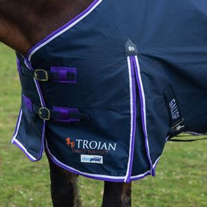 Gallop Trojan DURAPROOF Lightweight Turnout Rug (Navy/Purple)