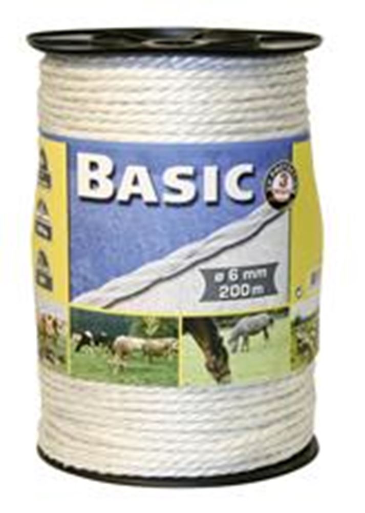 Basic Fencing Rope C/w S/steel Wires