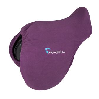 Shires ARMA Fleece Saddle Cover 17"-18" (Plum)