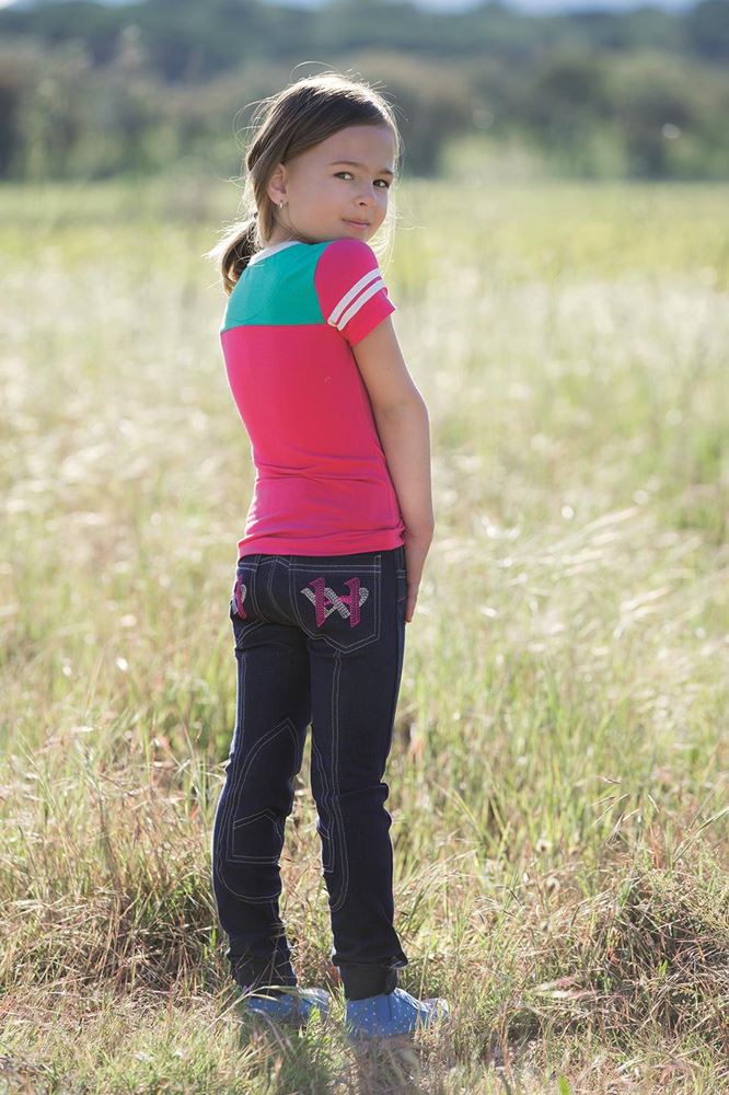 Horseware Kids Knitted Denim Breech