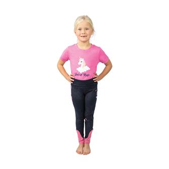 Unicorn Magic Riding Tights by Little Rider (Navy/Pink)