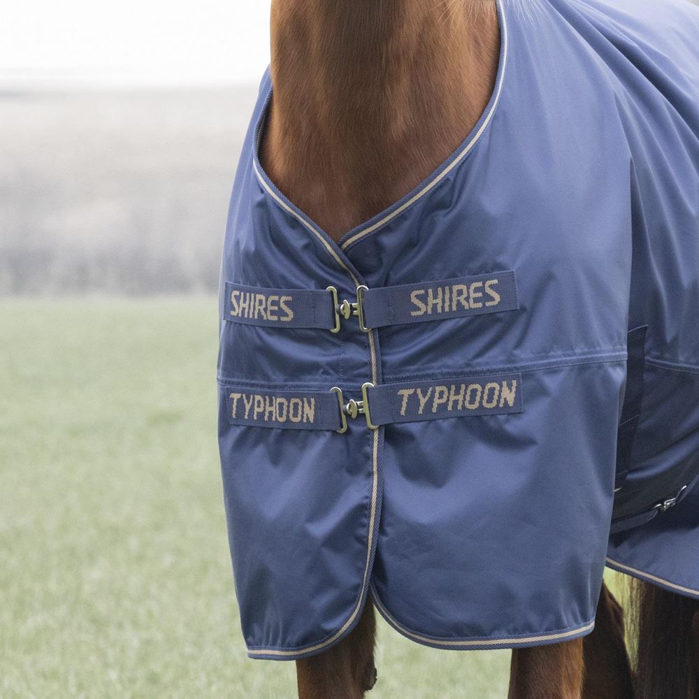 Shires Typhoon Lite Turnout Rug (Navy)