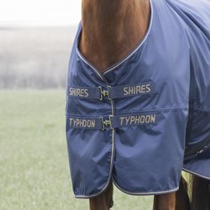 Shires Typhoon Lite Turnout Rug (Navy)