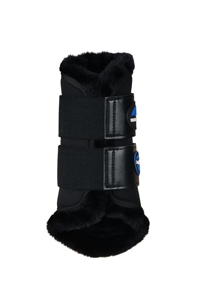 Weatherbeeta Tough-Tec Comfy Fleece Brushing Boots (Black)