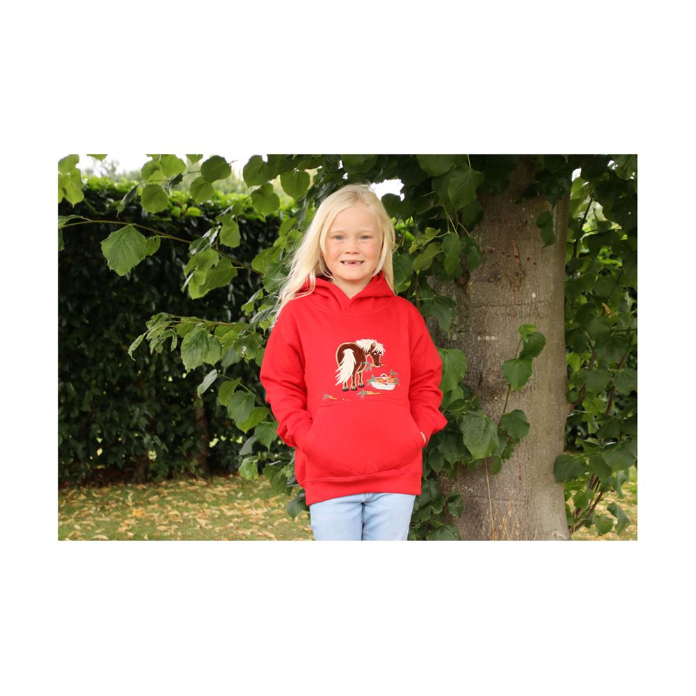 British Country Collection Carrot Pony Hoodie - Child (Red)
