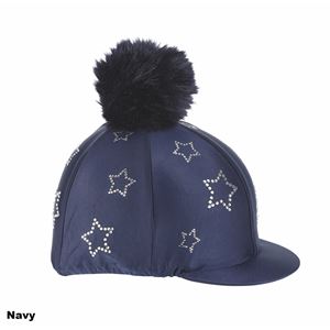 Shires Diamonte Star Hat Cover