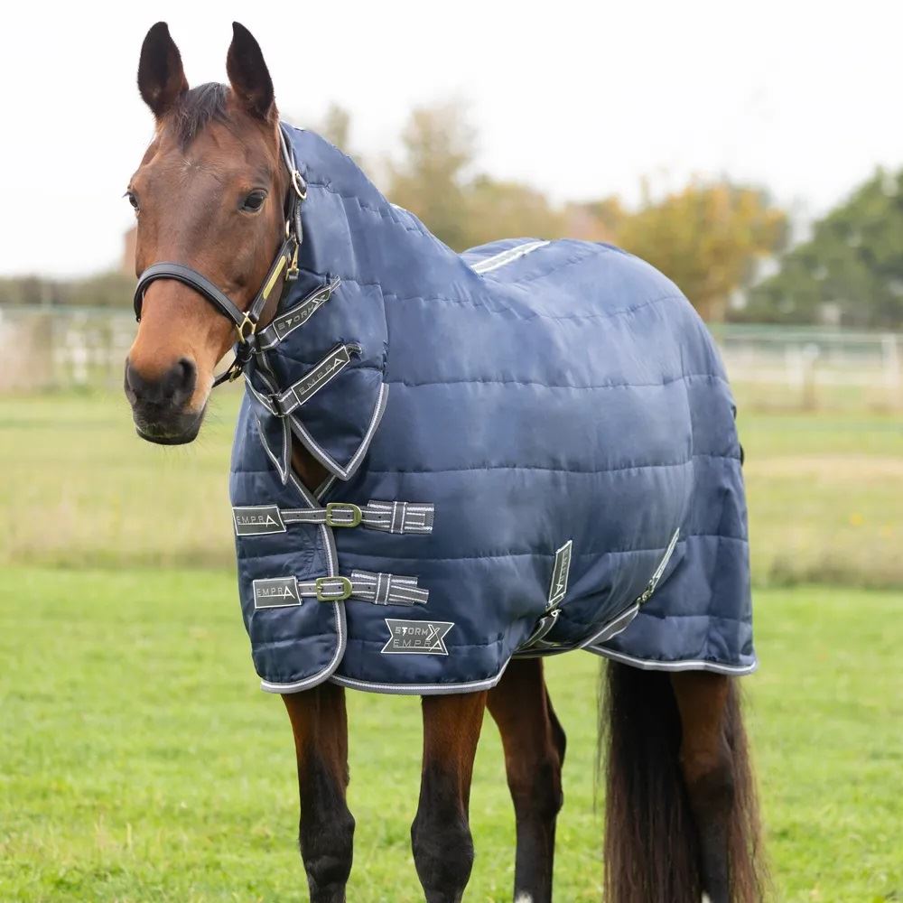 Hy Equestrian StormX Empra 100 Combi Stable Rug (Navy)