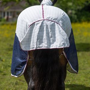 Gallop Air Mesh Dual Summer Sheet (White/Navy)