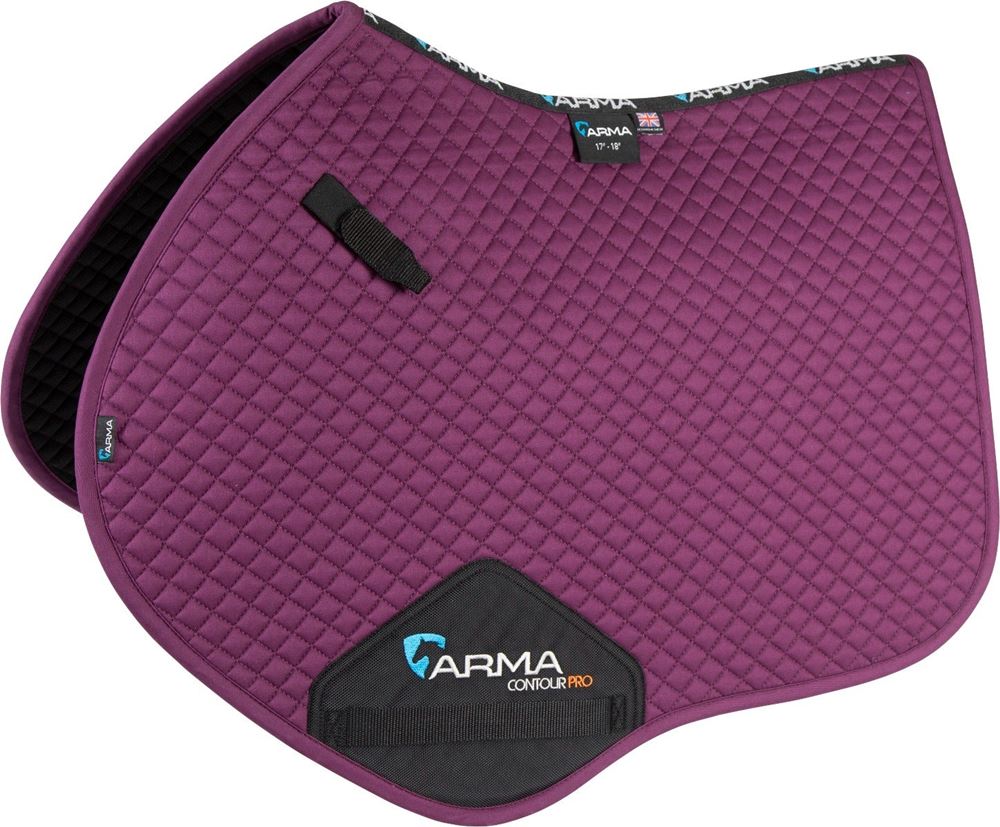 Shires ARMA Jump Saddlecloth (Plum)