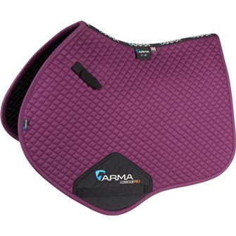 Shires ARMA Jump Saddlecloth (Plum)