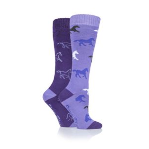 Storm Bloc Goodwood Ladies Horse Socks Twin Pack