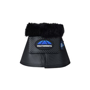 Weatherbeeta Tough-Tec Fleece Trim Bell Boot (Black)