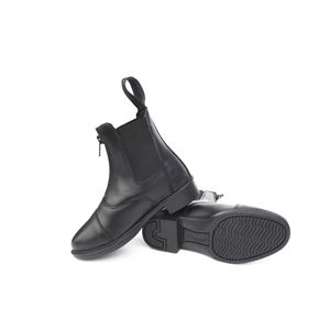 Rhinegold Boston Childrens Front Zip Paddock Boot (Black)