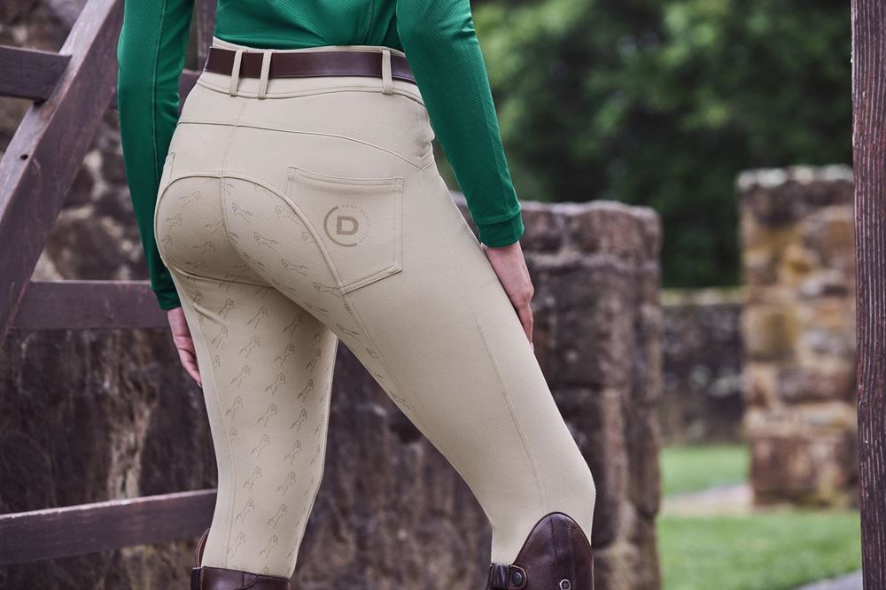 Dublin Cammy Comfort Twill Ladies Breeches (Biscuit)