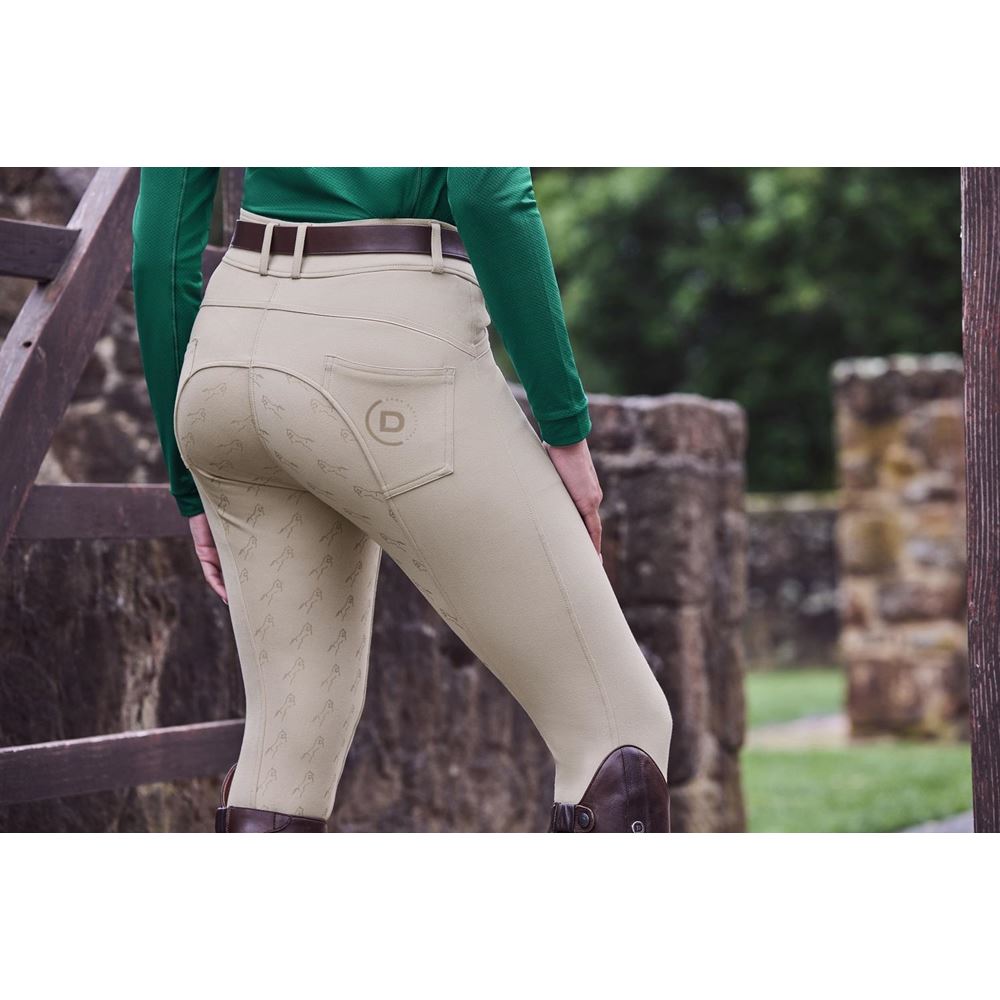 Dublin Cammy Comfort Twill Ladies Breeches (Biscuit)