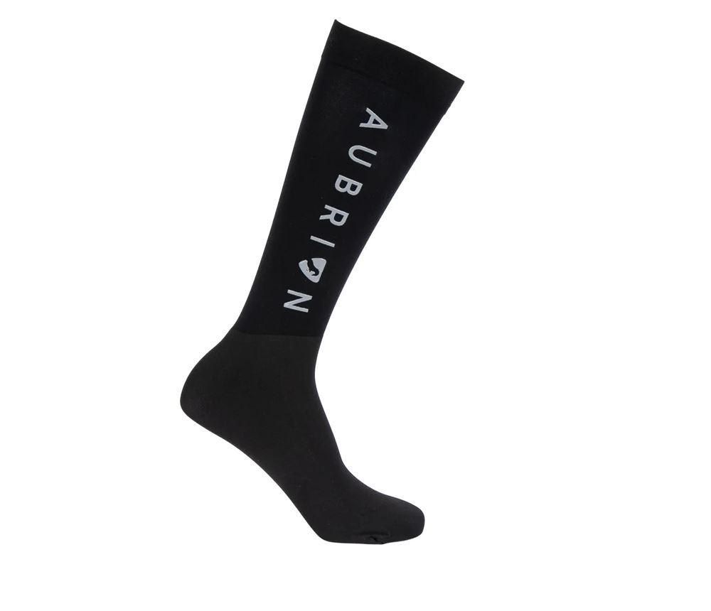 Shires Aubrion Eltar Ladies Riding Socks (Black)