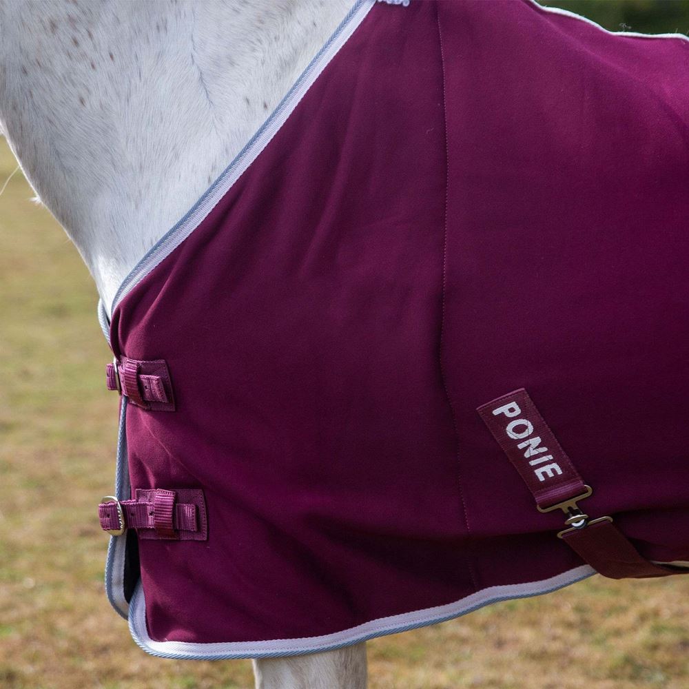 Gallop Ponie Burgundy Jersey Cooler Rug
