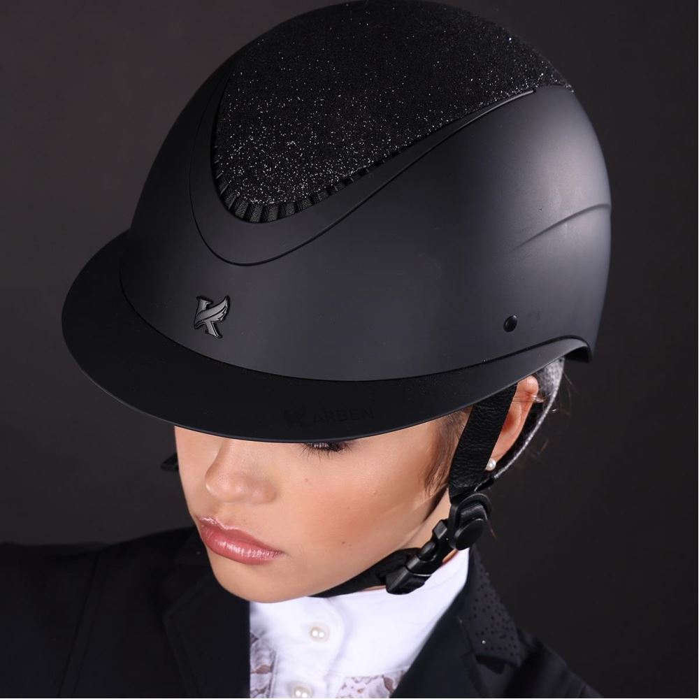 Shires Karben Lia Ellipse Riding Hat (Black)