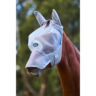 Weatherbeeta Comfitec Fine Mesh Fly Mask with Ears & Nose (Grey)