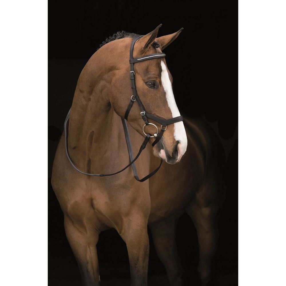 Rambo Micklem Diamante Competition Bridle (No reins)