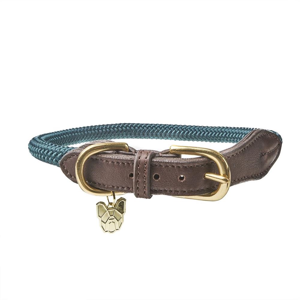 **barcodes** Shires Digby & Fox Fine Rope Collar (Green)
