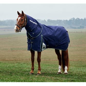 Weatherbeeta Comfitec Plus Dynamic Turnout Detach-A-Neck - 0g (Navy/Forest Green)