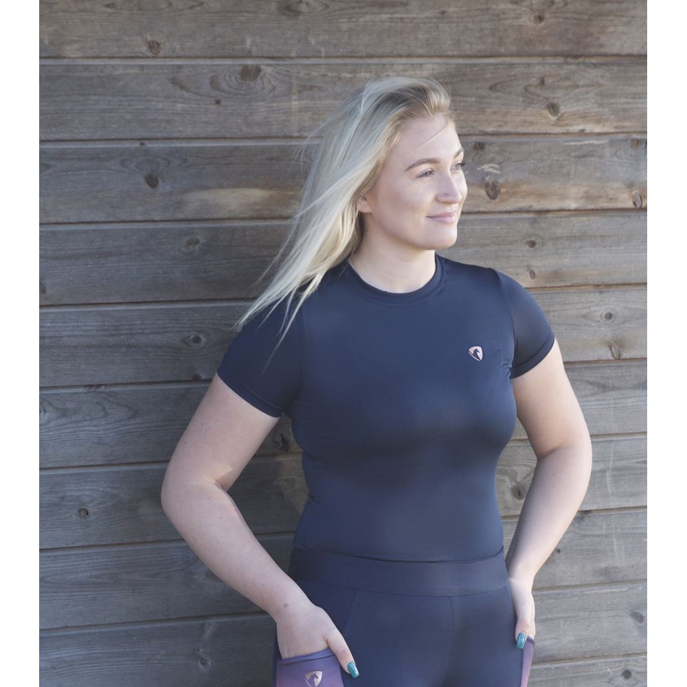 Hy Equestrian Elevate T-Shirt (Navy)