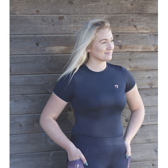Hy Equestrian Elevate T-Shirt (Navy)