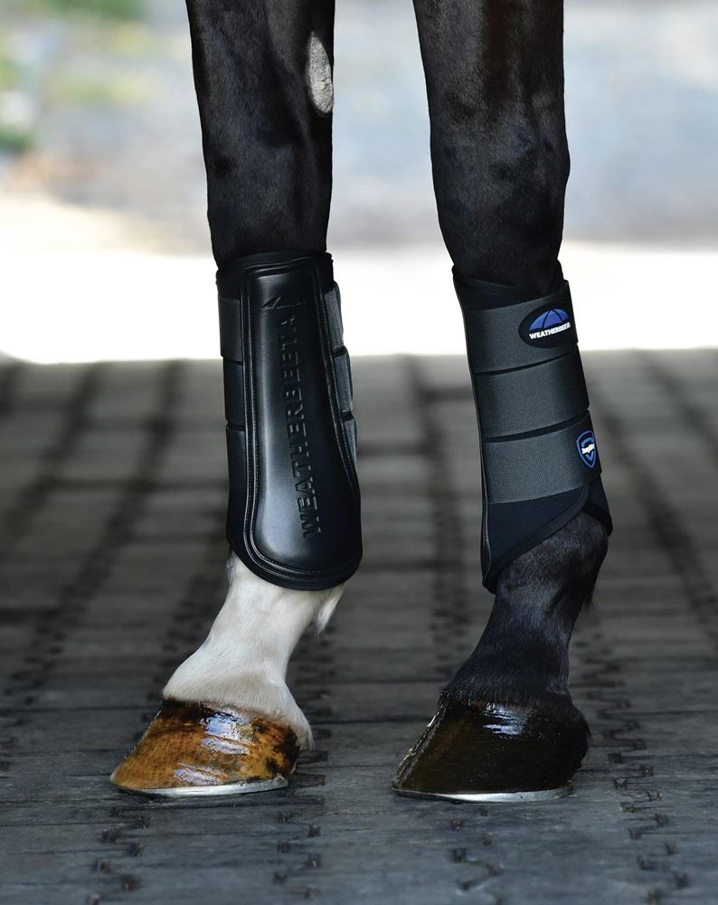 Weatherbeeta Tough-Tec Prime Brushing Boots (Black/Grey)