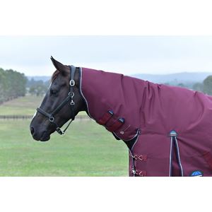 Weatherbeeta Comfitec Essential Turnout Combo - 220g (Burgundy/Navy)