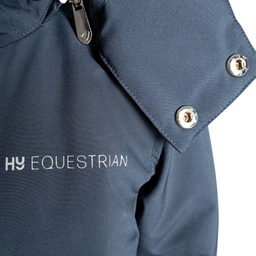 Hy Equestrian Elevate Mizs Guard Waterproof Coat (Navy)