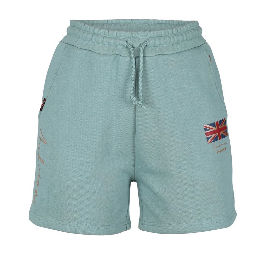 Shires Aubrion Team Sweat Shorts (Sage)