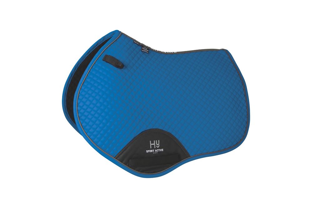 Hy Sport Active Close Contact Saddle Pad (Jewel Blue)