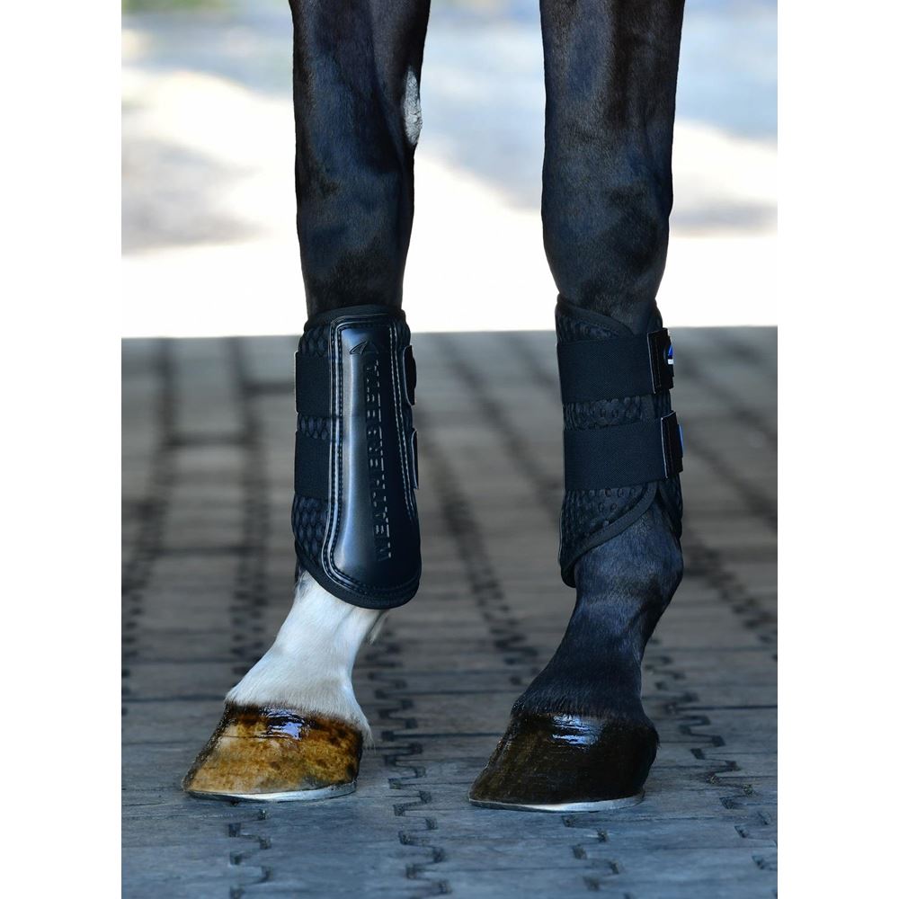 Weatherbeeta Tough-Tec Mesh Brushing Boots (Black)