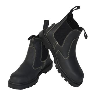 Rhinegold Nero Steel Toe Cap Boots (Black)