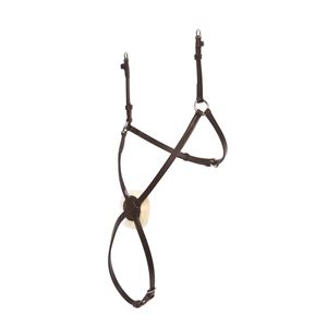 Collegiate Mono Crown Grackle Noseband (with sheepskin on Crossover)