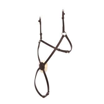 Collegiate Mono Crown Grackle Noseband (with sheepskin on Crossover)