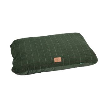 House of Paws Tweed Cushion Bed -S/M (Green)