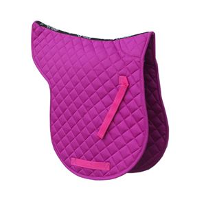 Rhinegold Cotton Quilted GP Numnah (Raspberry)