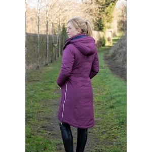 Hy Equestrian Synergy Guard Waterproof Coat (Fig/Navy)