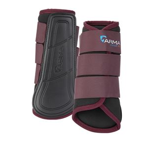 Shires ARMA Contour Pro Brushing Boots (Black Cherry)