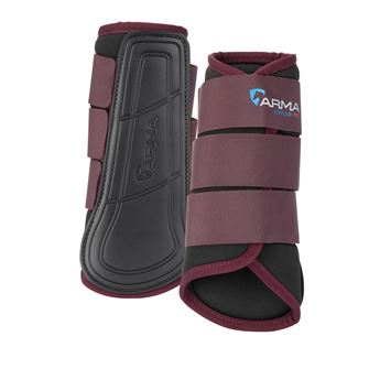 Shires ARMA Contour Pro Brushing Boots (Black Cherry)