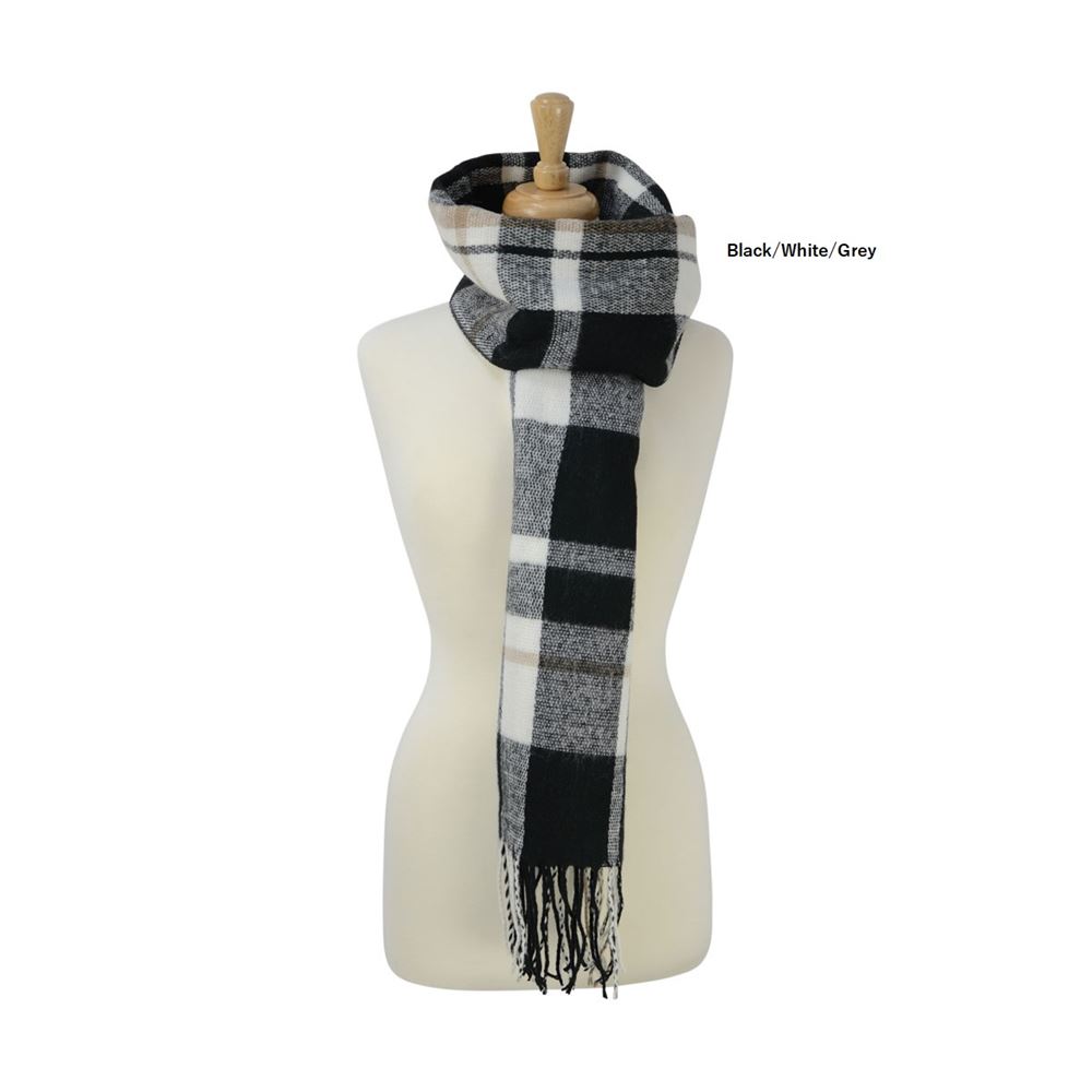 Hy Equestrian Ladies Supersoft Tartan Scarf